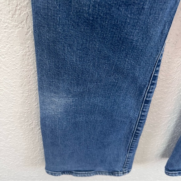 GAP 70s Flare Jeans Womens 12 31R Medium Wash Button Detail Retro - Picture 5 of 8